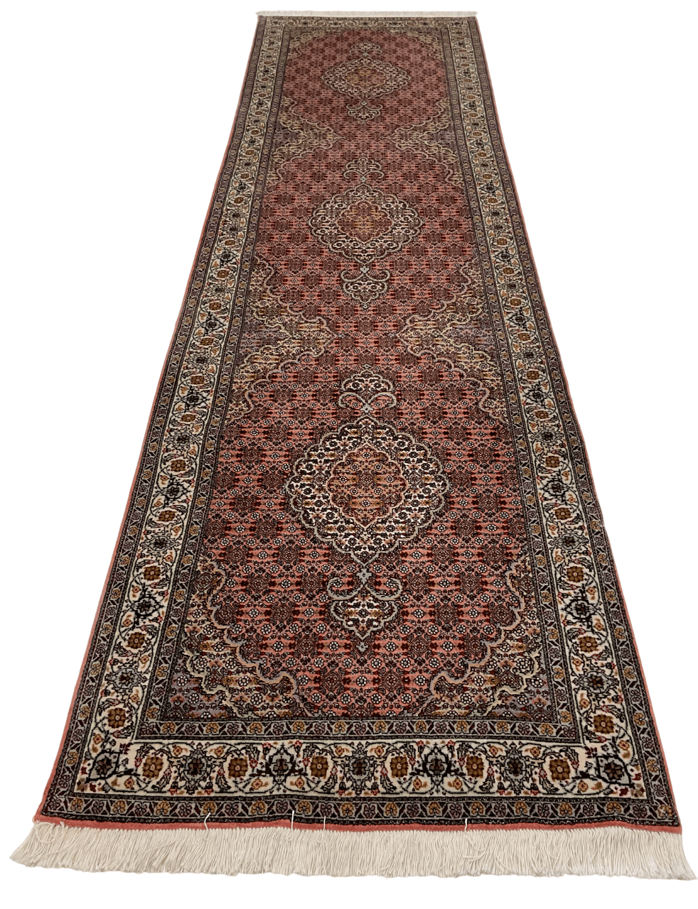 Persian Tabriz (2'09"x10'02") peach/ivory