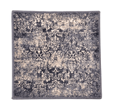Wool Machine Loomed 18"x18" square (blue)