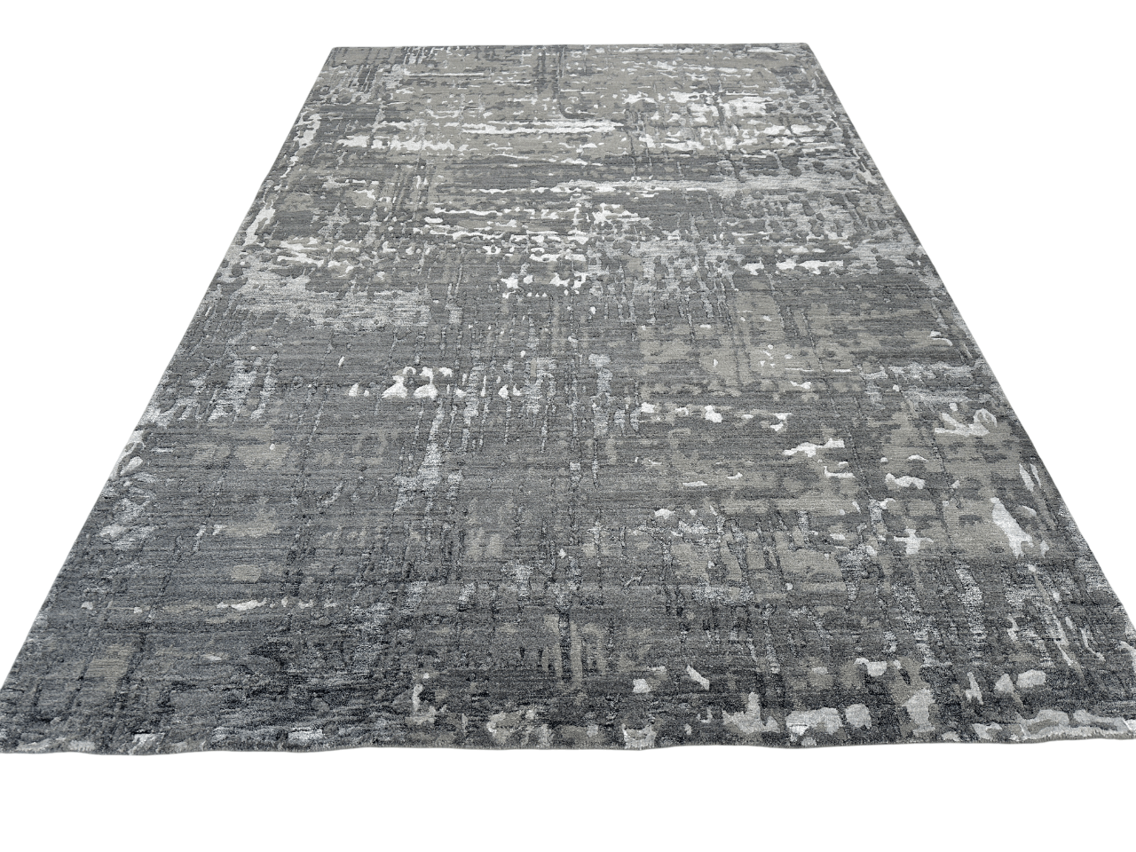 Modern, Carved Tibetan-Style 6x9 (dark gray)
