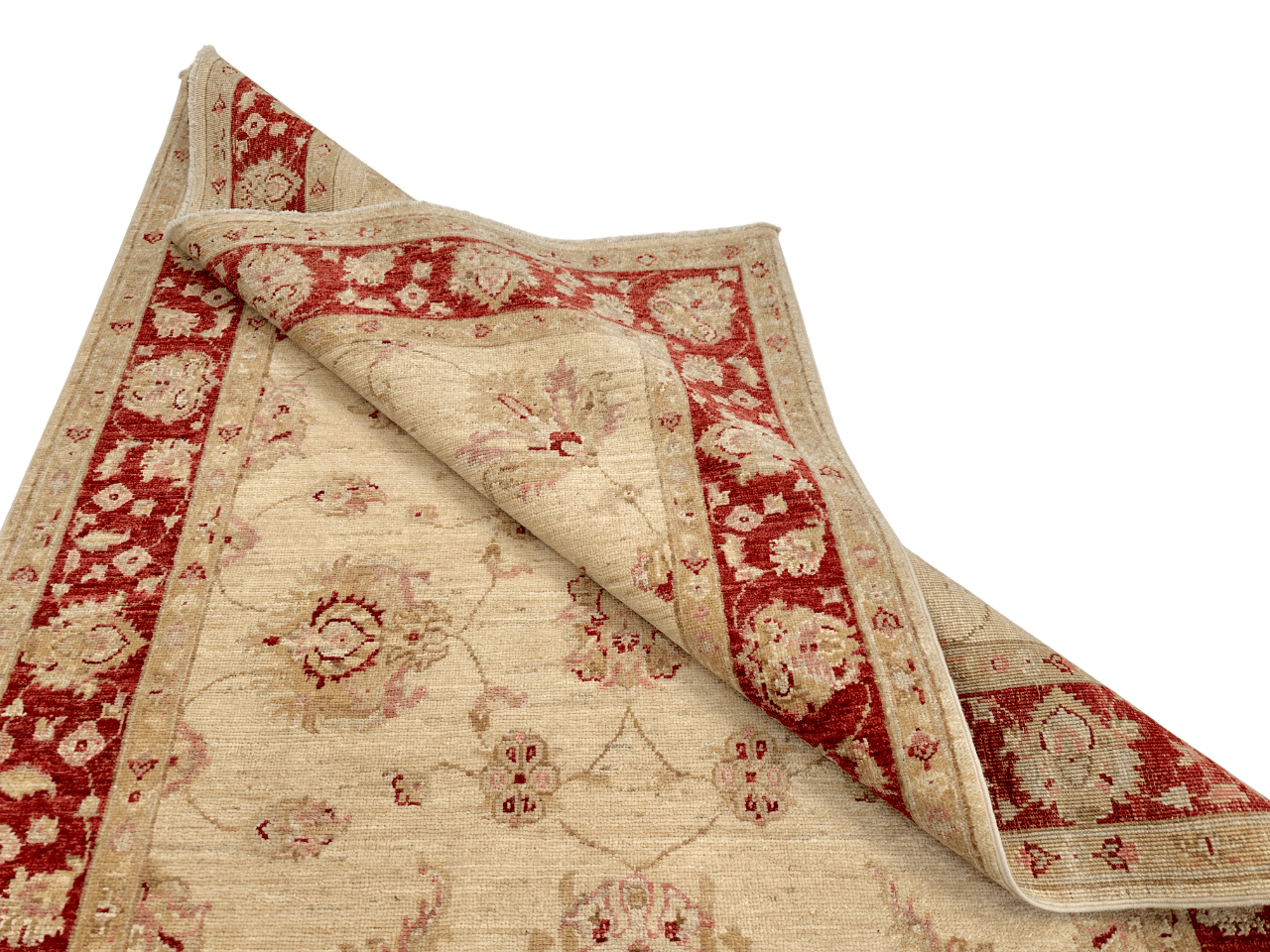 Chobi Farahan (3'11"x6'01') beige/red