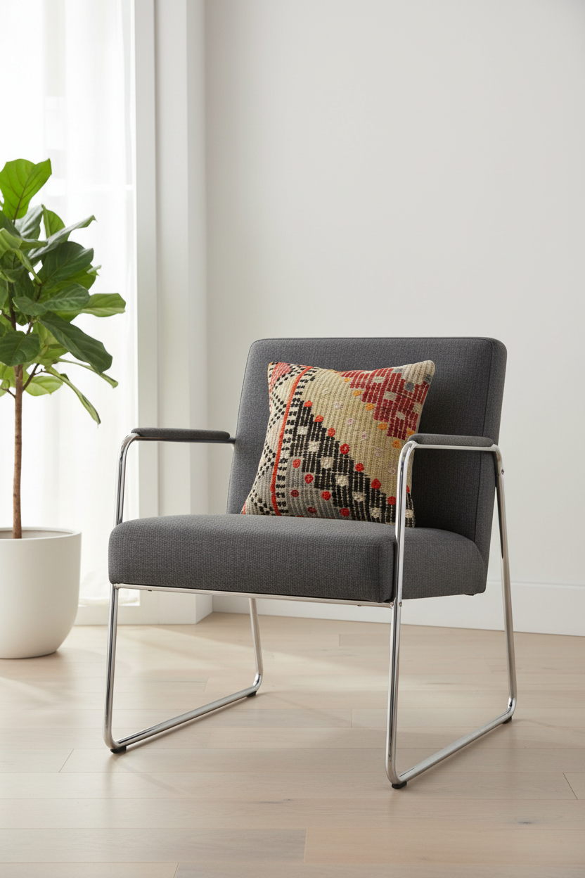 Turkish Kilim Pillow 16"x16"