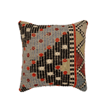 Turkish Kilim Pillow 16"x16"