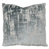 Velvet Ice Design Textured Pillow 24"x24"
