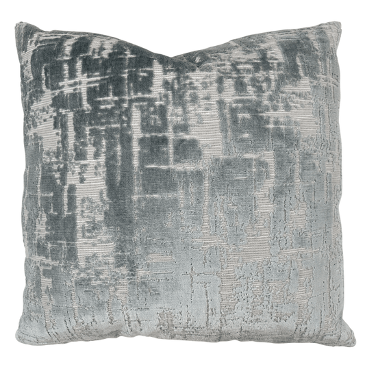 Velvet Ice Design Textured Pillow 24"x24"