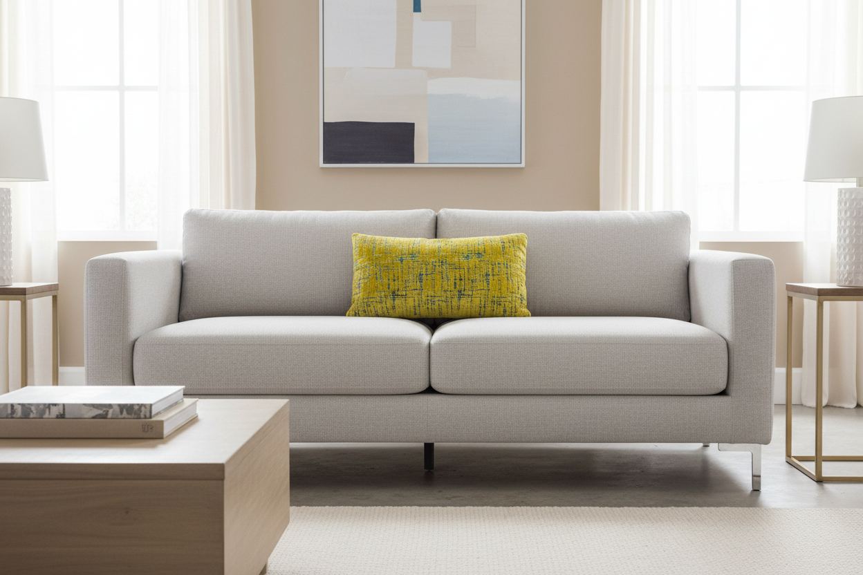 Down-Filled Golden Lumbar Pillow 14"x22"