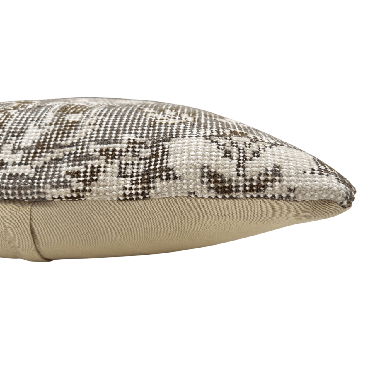 Turkish Antiqued Wool Rug Pillow 16"x16"