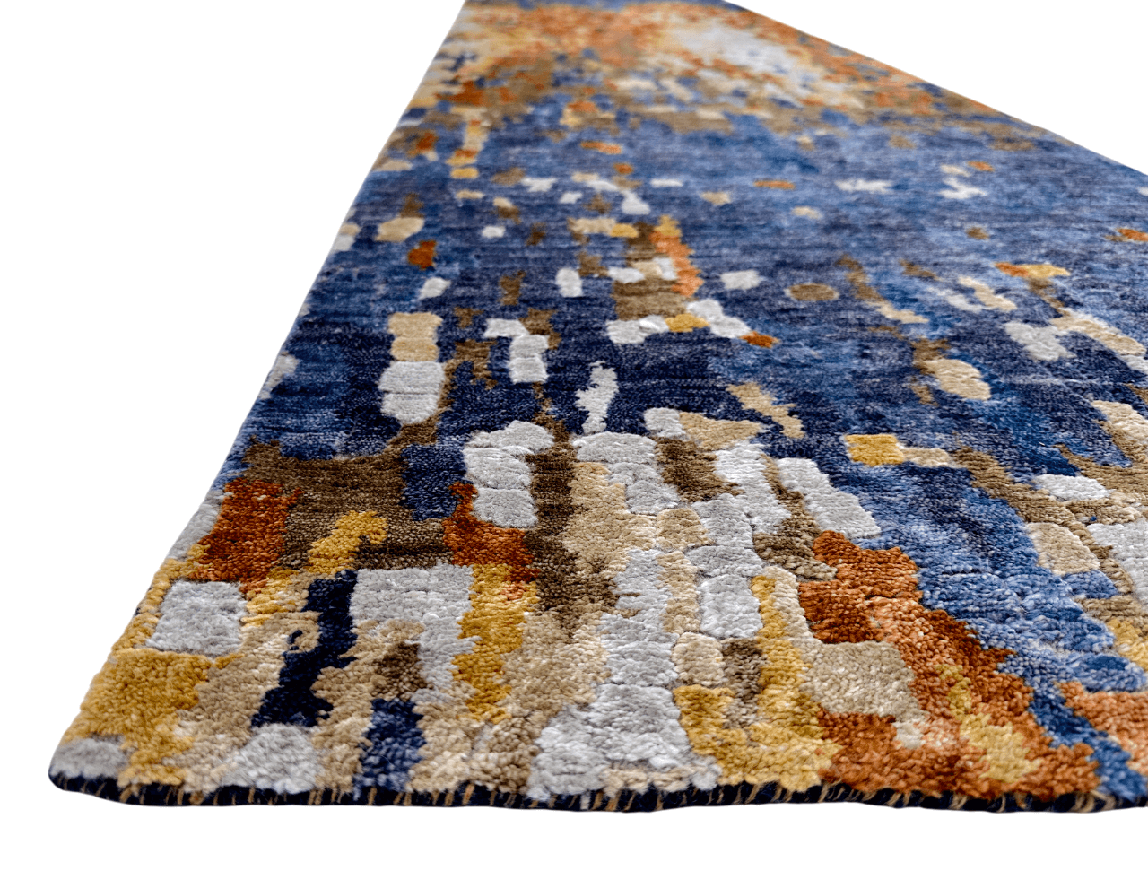 Contemporary 10' Runner navy/copper