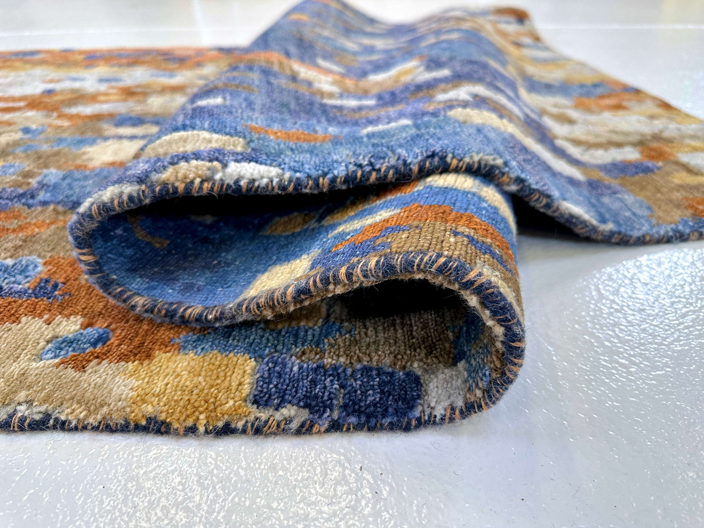 Contemporary 10' Runner navy/copper