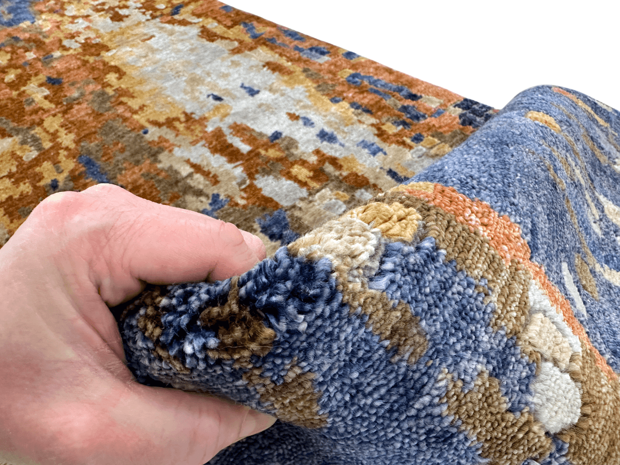 Contemporary 10' Runner navy/copper