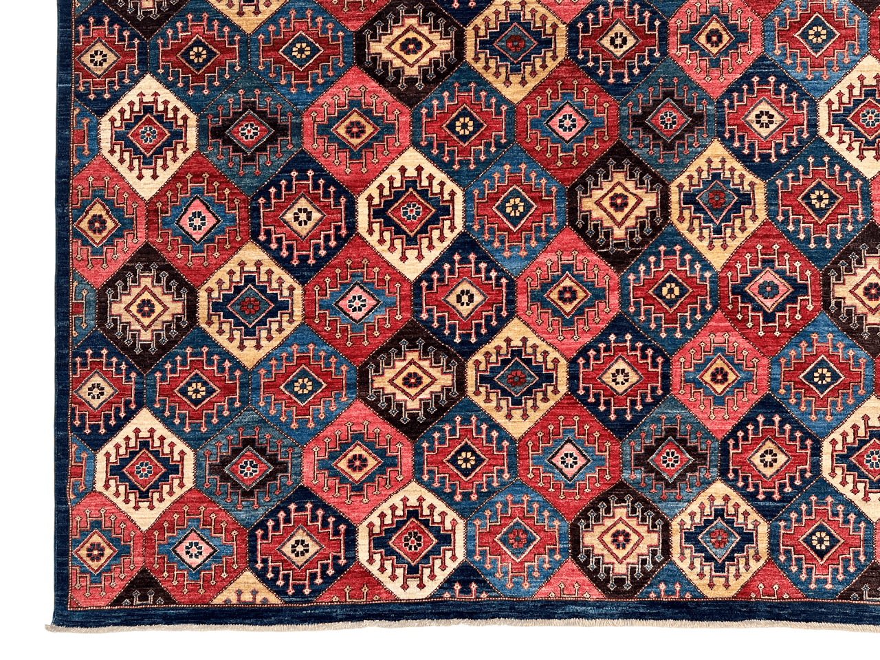 Aryana-Yalameh (8'11"x11'08") multicolor/navy