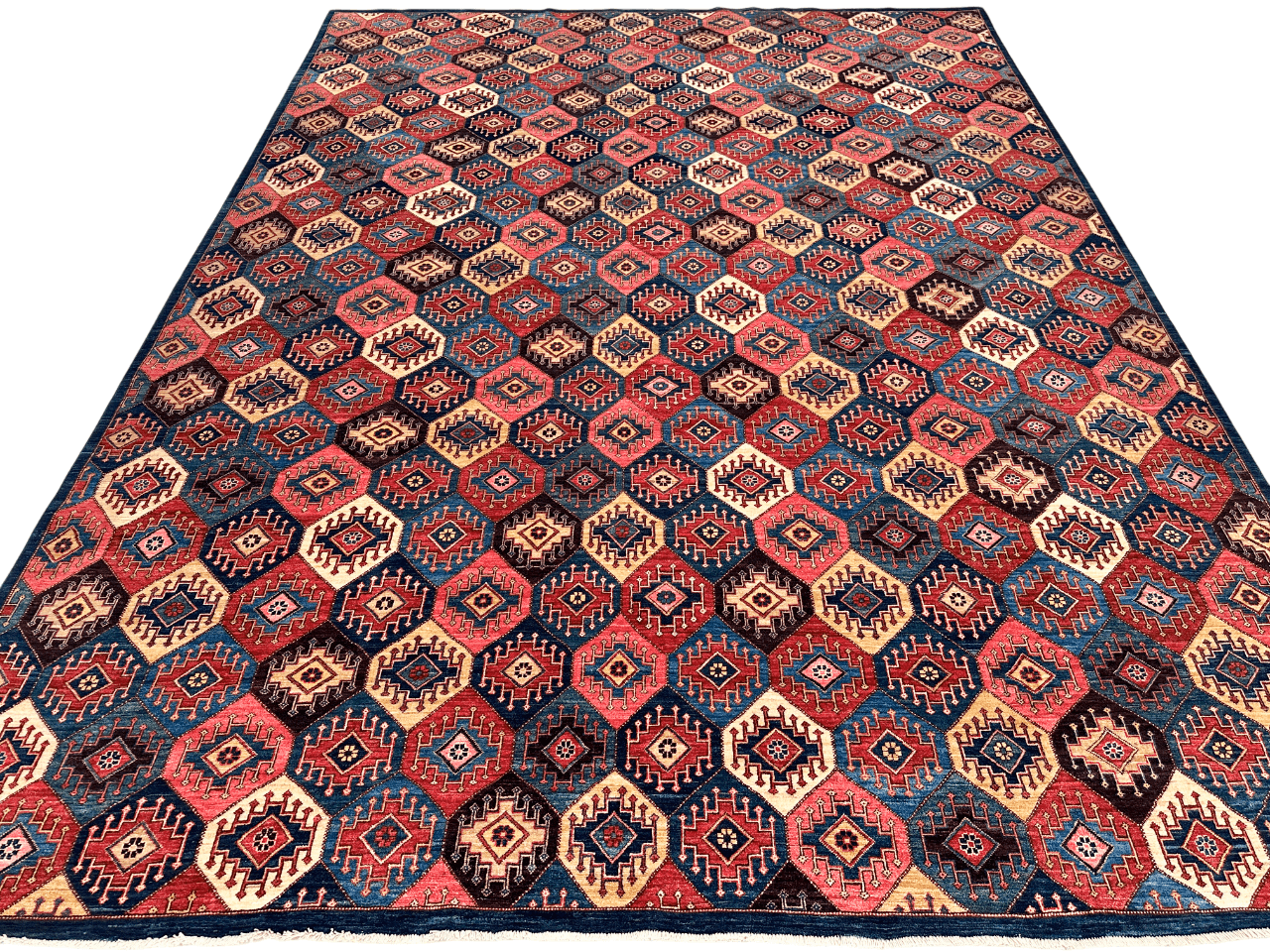 Aryana-Yalameh (8'11"x11'08") multicolor/navy