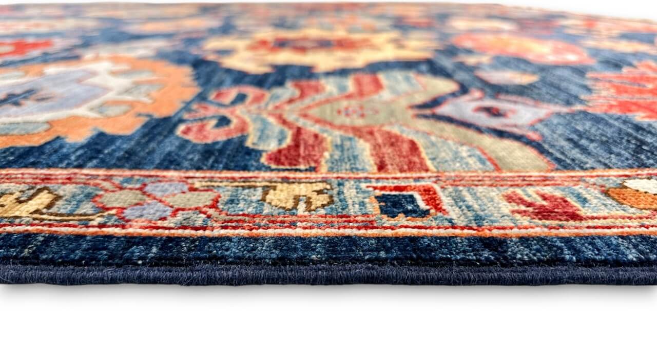 Aryana-Oushak (8'09"x11'09") navy/multicolor
