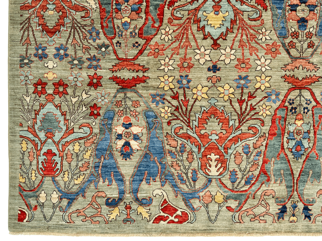 Aryana-Bidjar (9'00"x12'02") light green