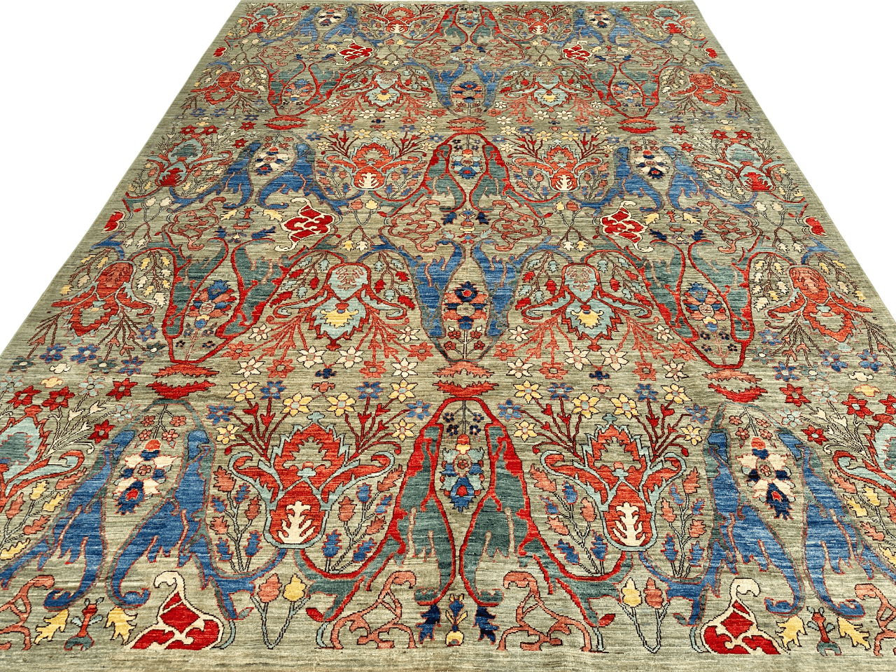 Aryana-Bidjar (9'00"x12'02") light green