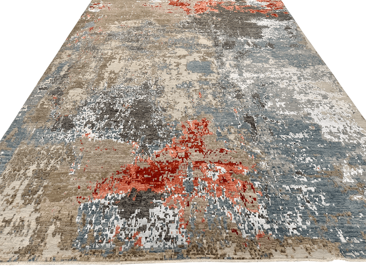 Galaxy (9x12) blue/gray/rust