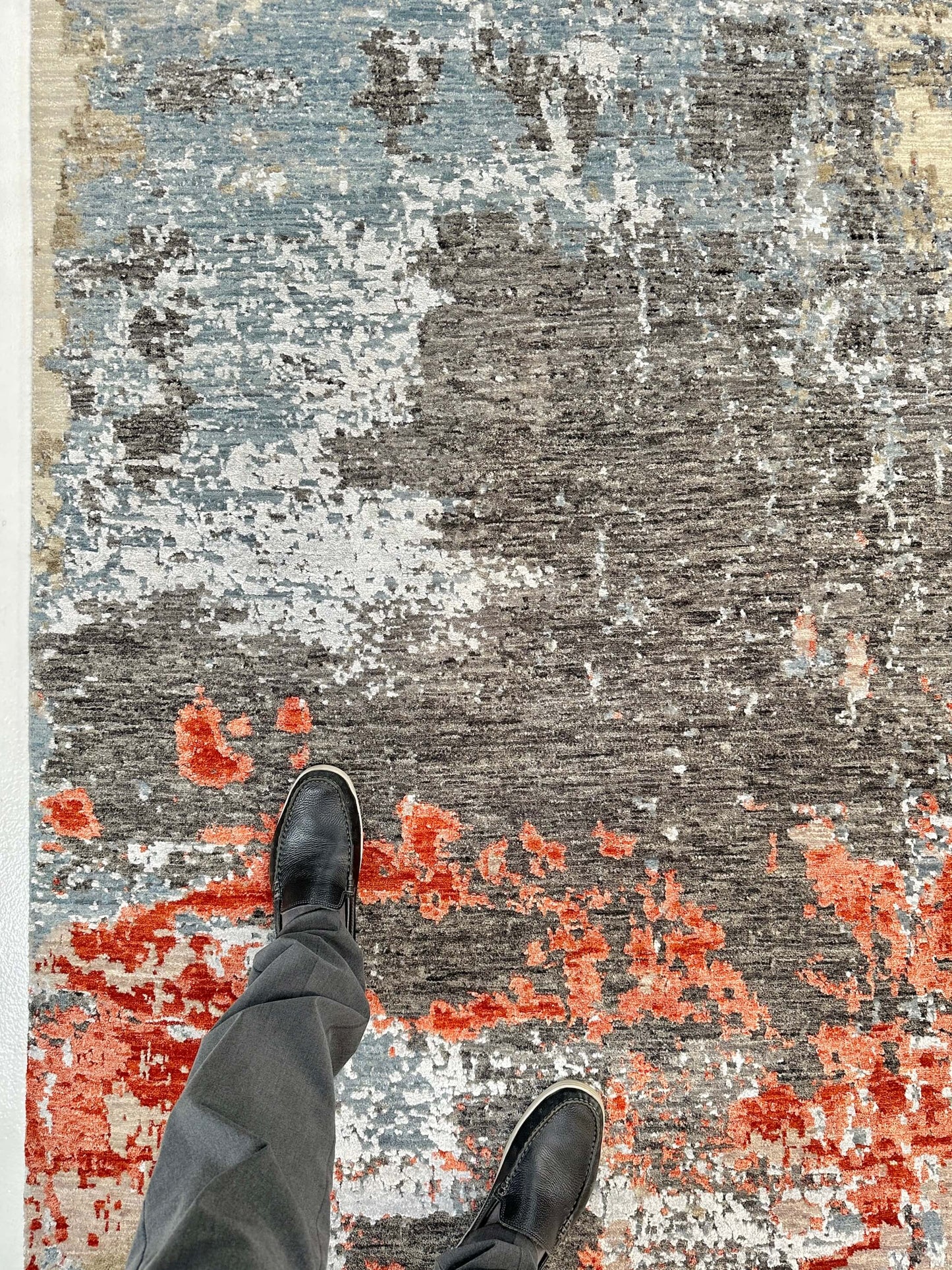 Galaxy (9x12) blue/gray/rust