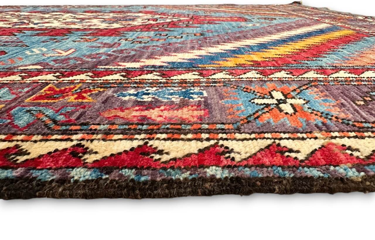 Balouchi (5'00"x7'04") blue/purple/multicolor