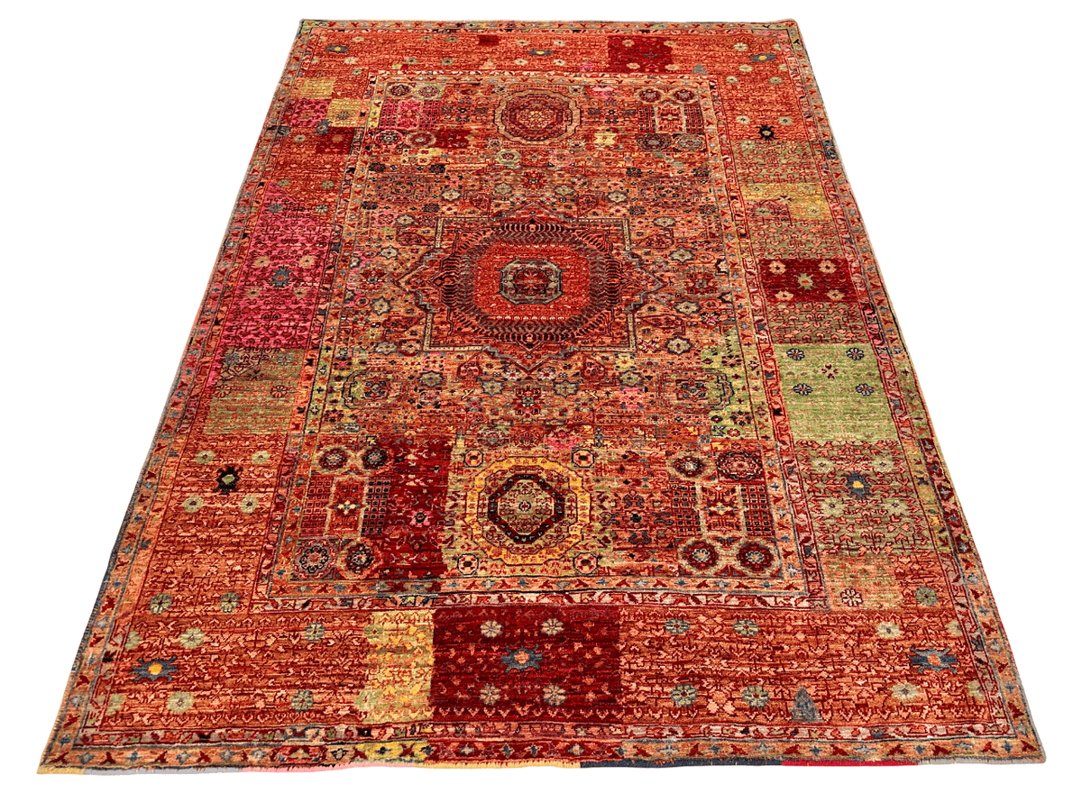 Nooristan - Patchwork Mamluk (4'03"x5'10") multicolor