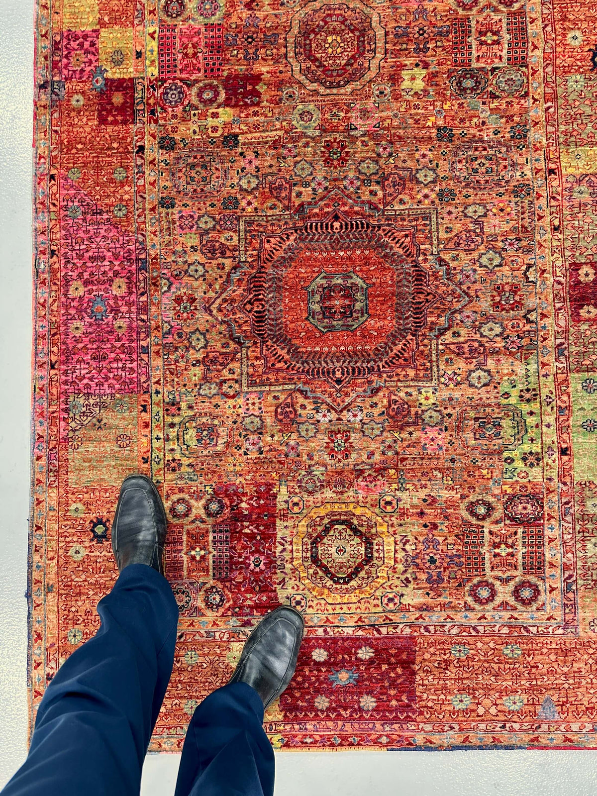 Nooristan - Patchwork Mamluk (4'03"x5'10") multicolor