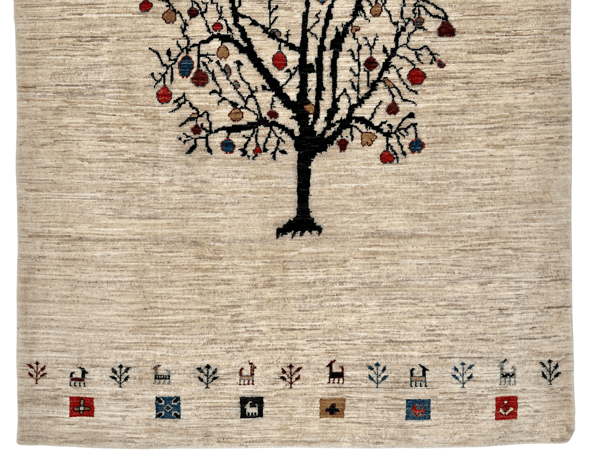 Luri Tree of Life (4'01"x6'01") Ivory