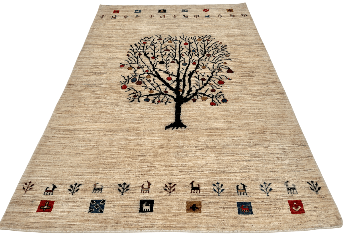 Luri Tree of Life (4'01"x6'01") Ivory