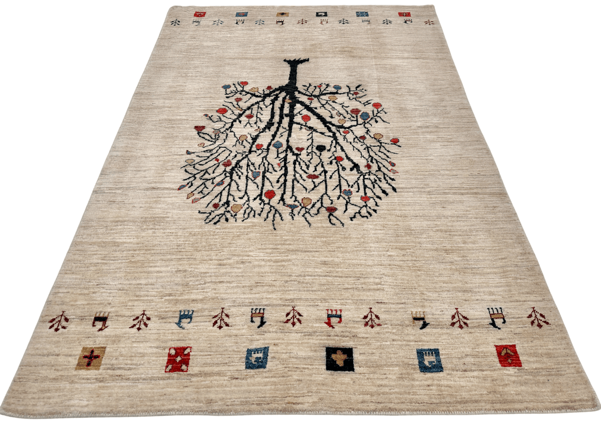 Luri Tree of Life (4'01"x6'01") Ivory