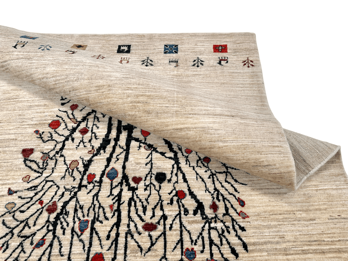 Luri Tree of Life (4'01"x6'01") Ivory