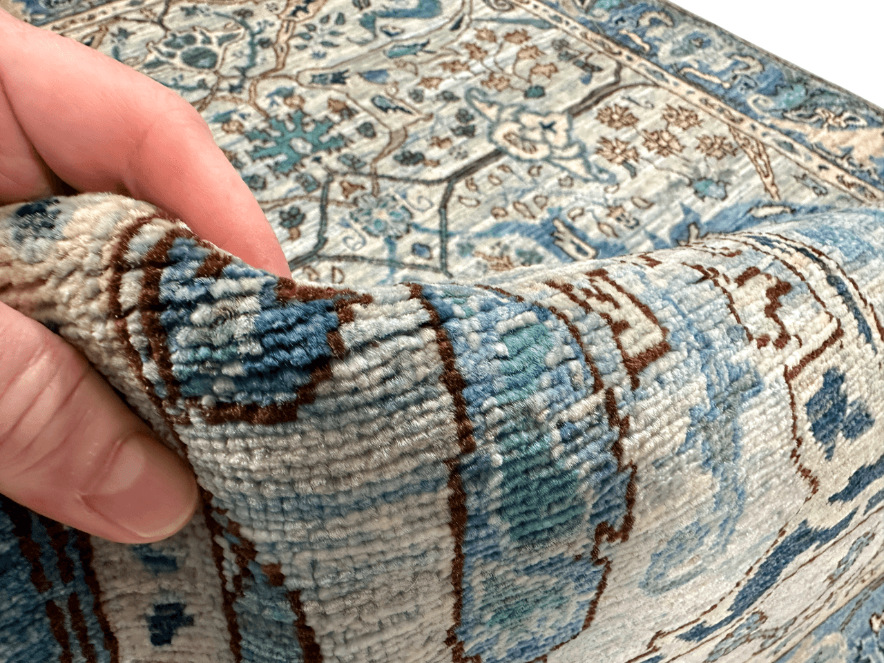 Aryana-Bidjar (3'11"x5'11") Blue
