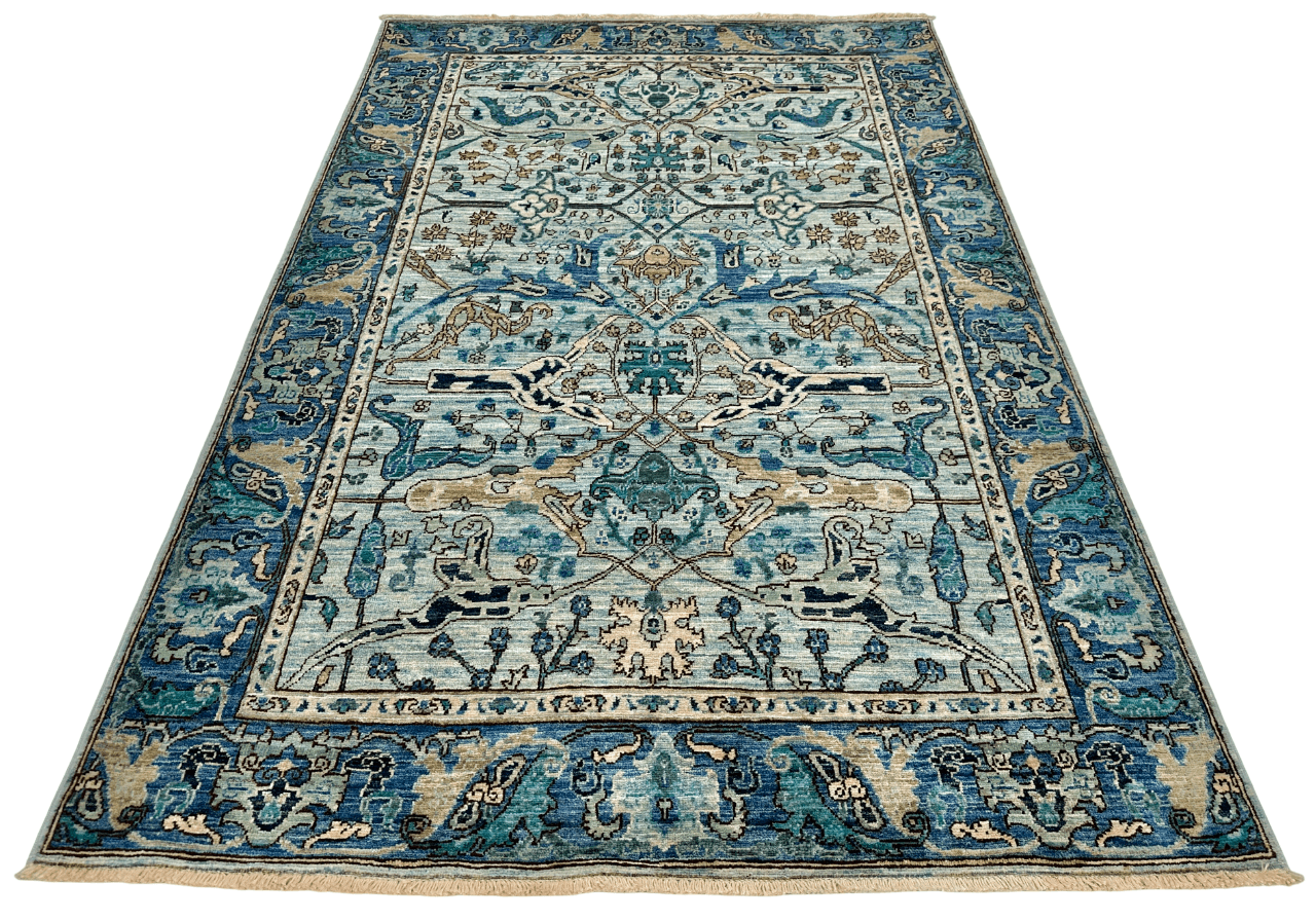 Aryana-Bidjar (3'11"x5'11") Blue