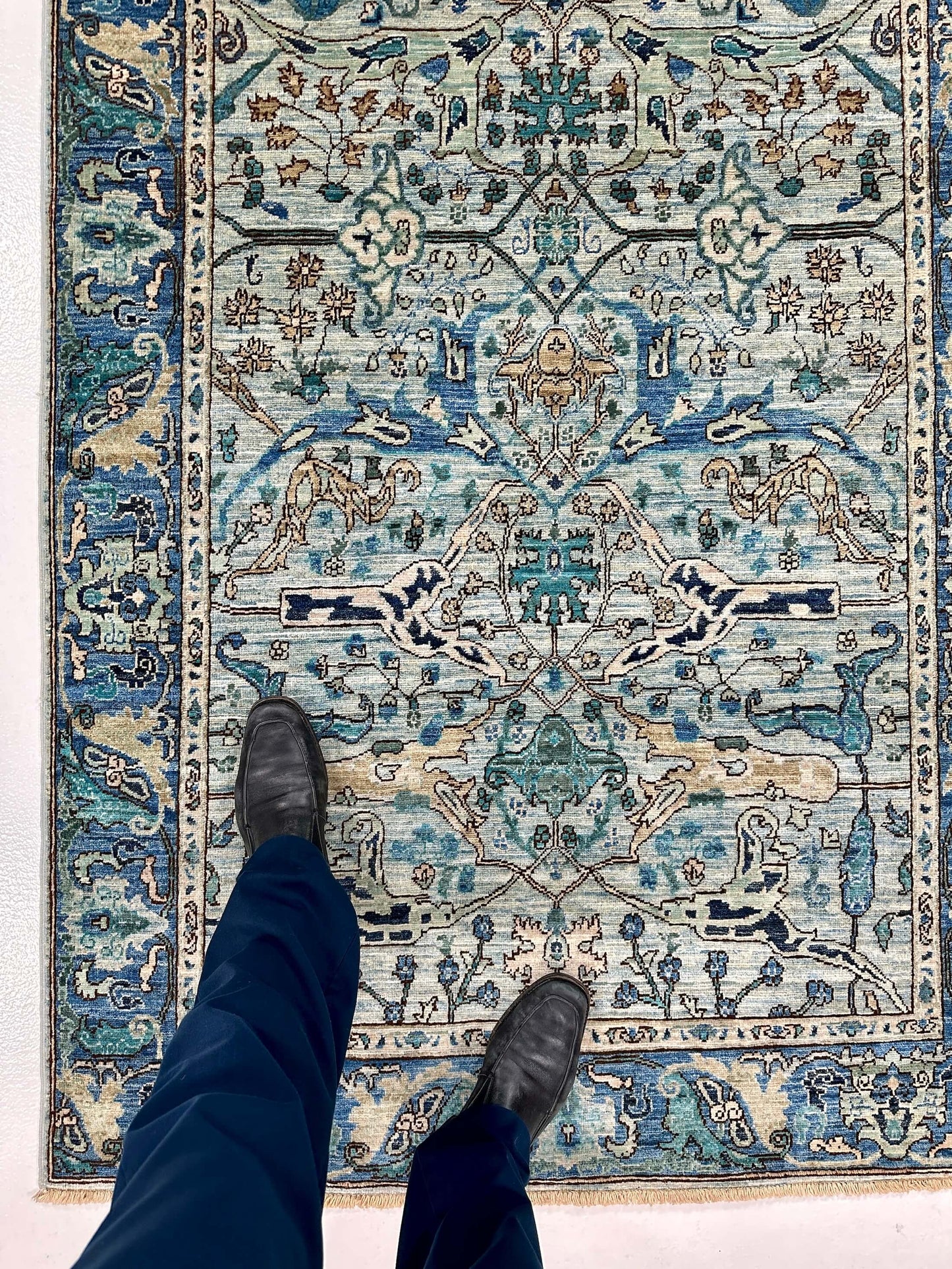 Aryana-Bidjar (3'11"x5'11") Blue