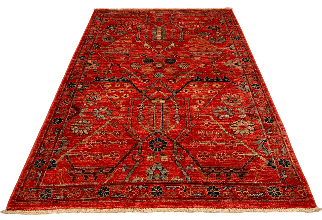 Aryana-Khotan (3'01"x4'09") red