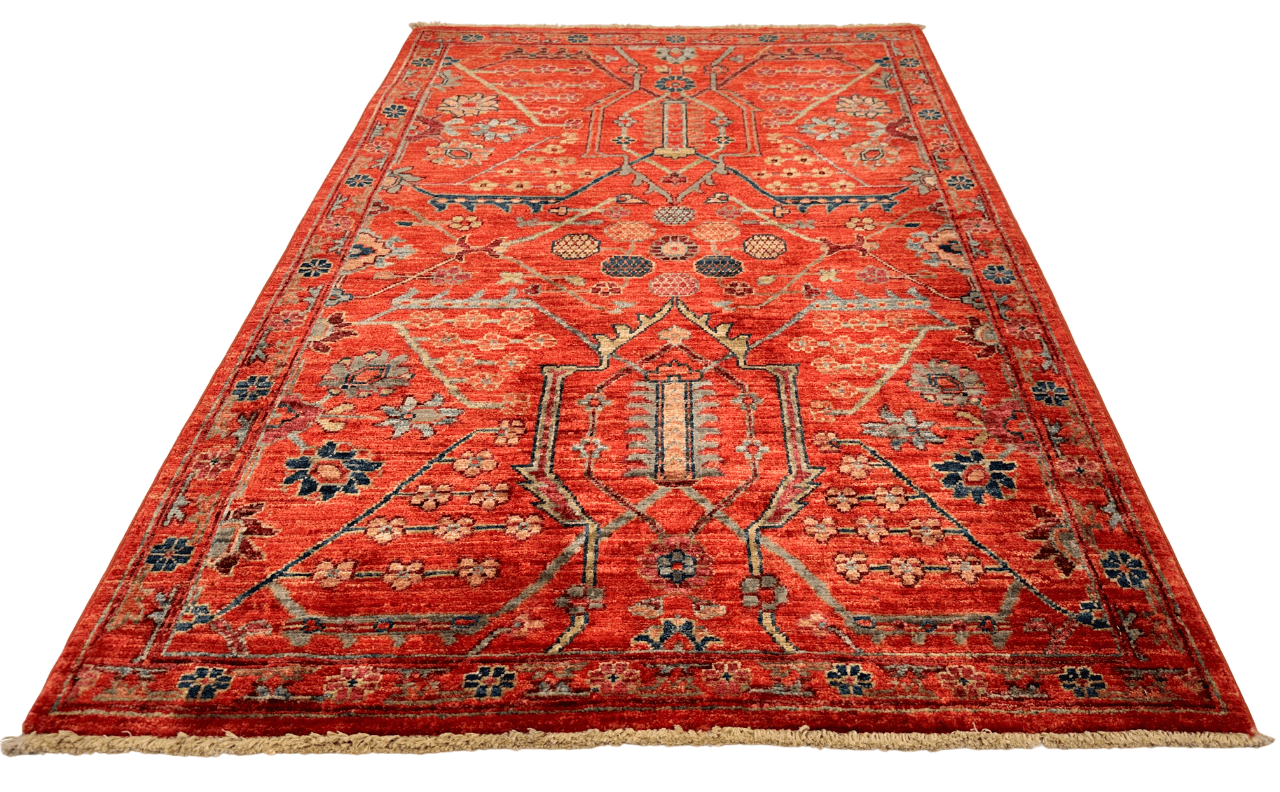 Aryana-Khotan (3'01"x4'09") red