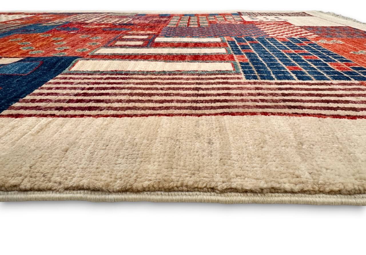 Patchwork Gabbeh (3'04"x5'00") multicolor/ivory