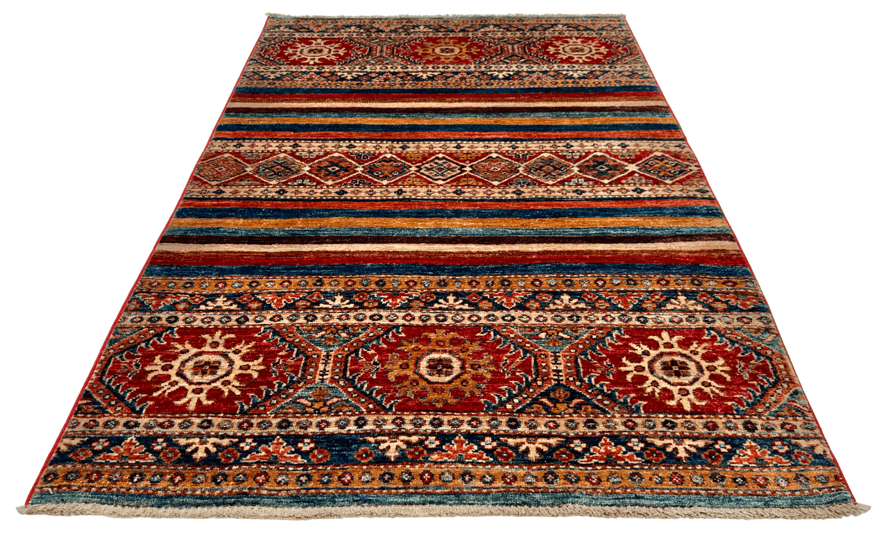 Kazak Khorjin (3'05"x5'03") red