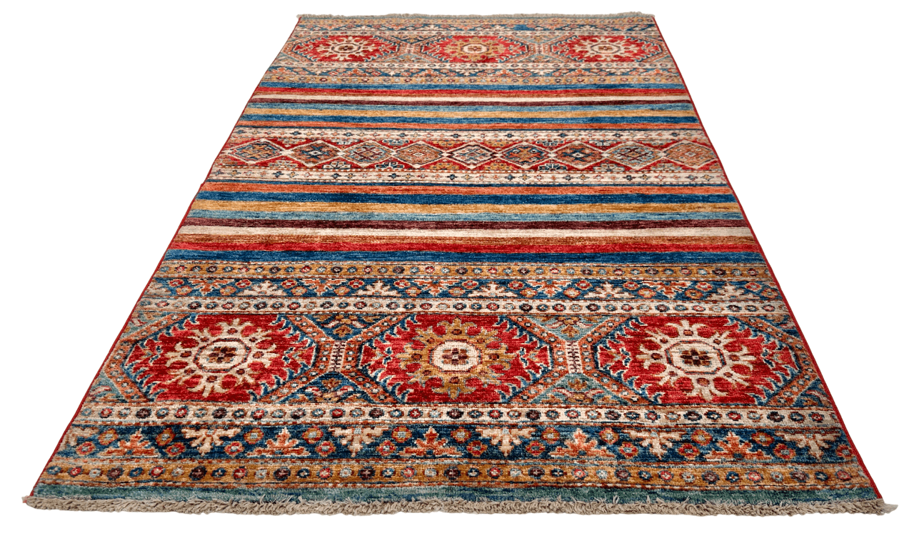 Kazak Khorjin (3'05"x5'03") red
