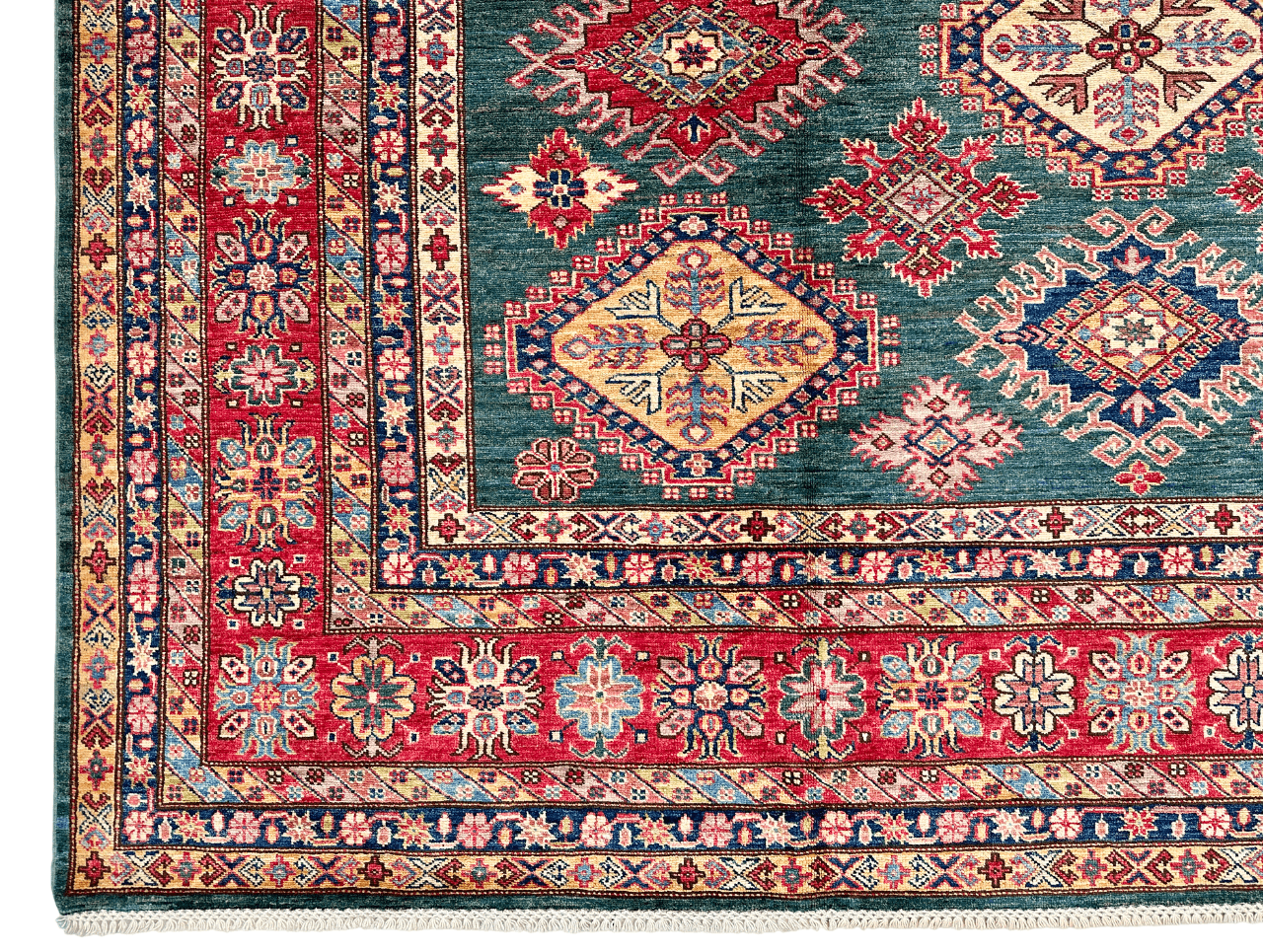 Super Kazak (8'11"x12'04") green/red