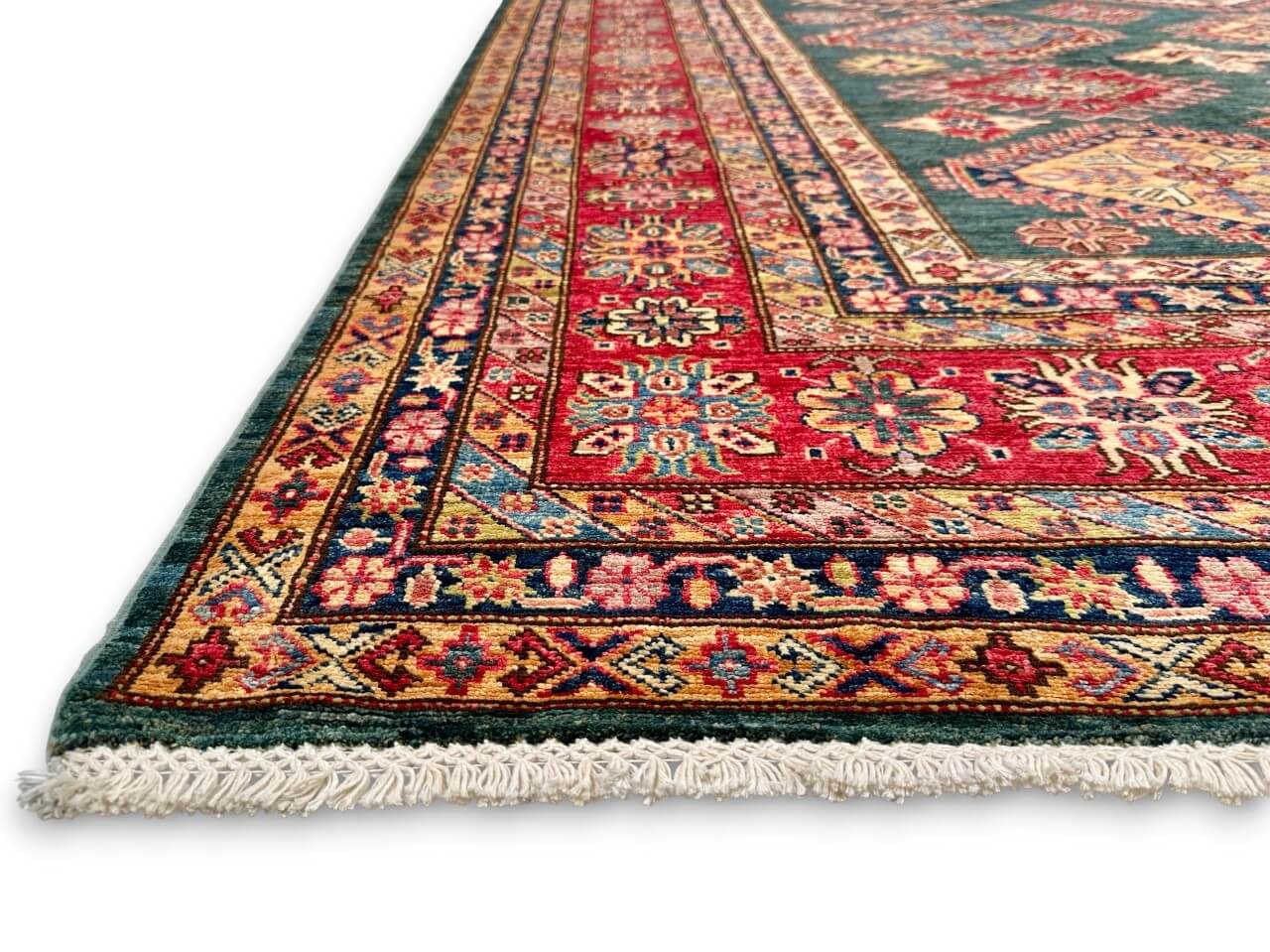 Super Kazak (8'11"x12'04") green/red