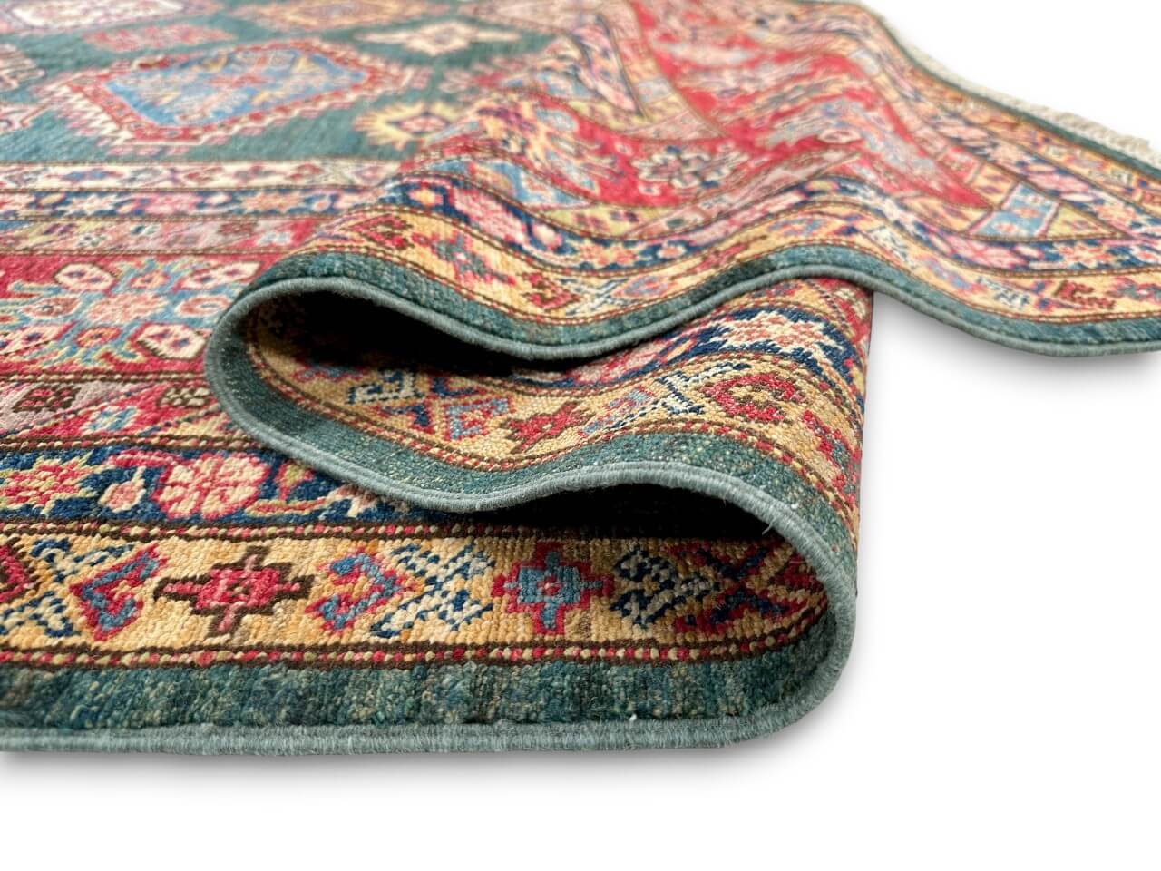 Super Kazak (8'11"x12'04") green/red