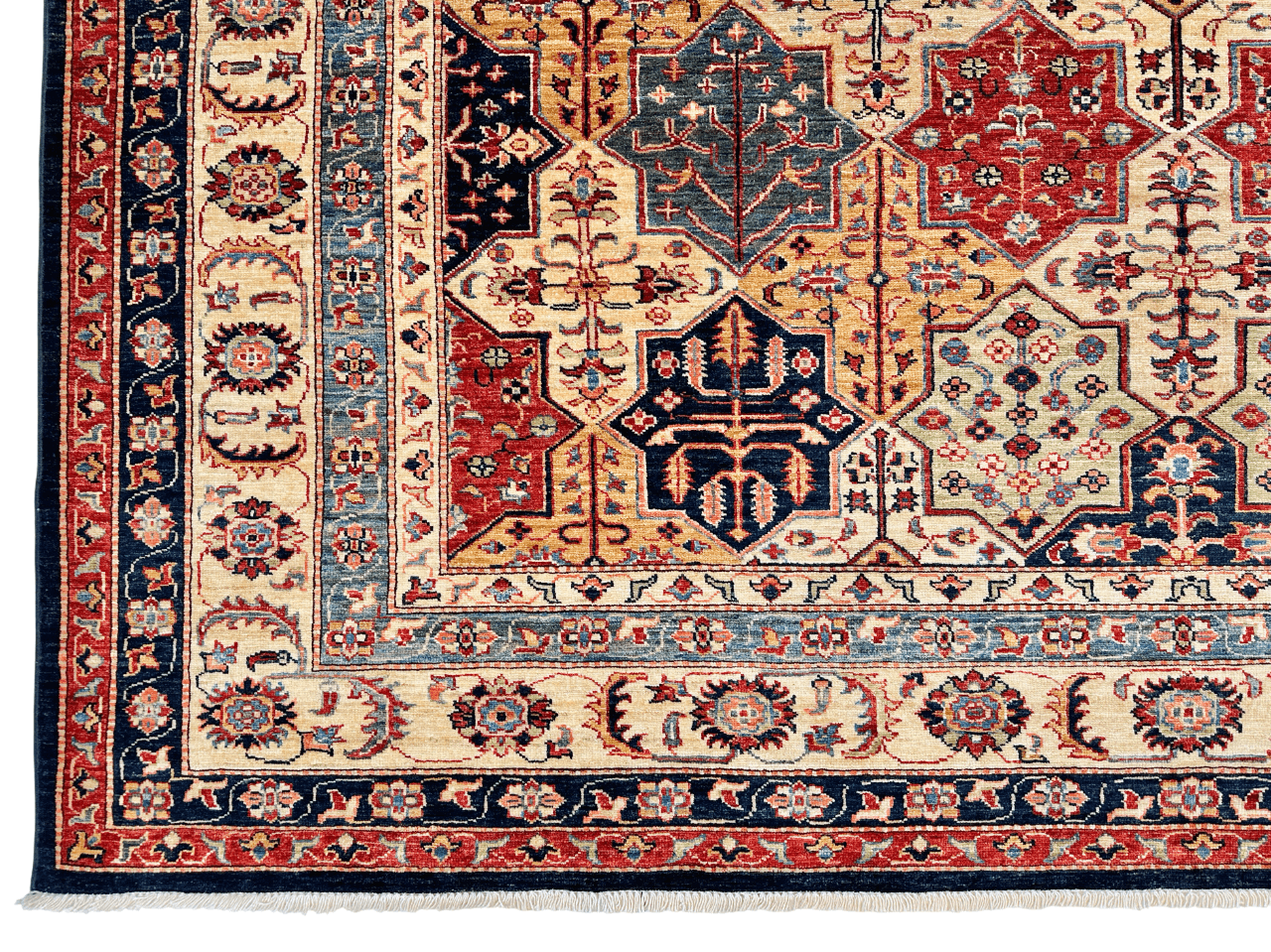 Super Kazak - Bakhtiari (8'11"x12'05") multicolor/indigo