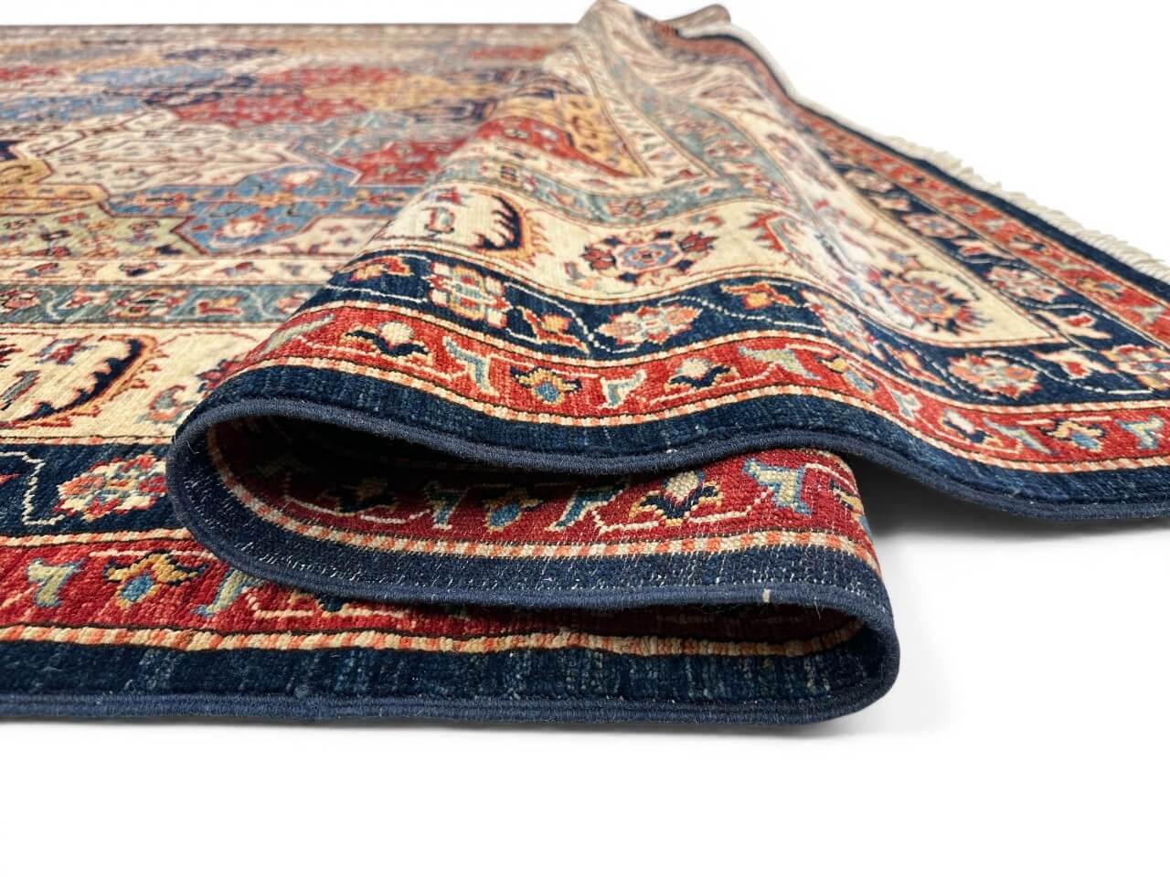 Super Kazak - Bakhtiari (8'11"x12'05") multicolor/indigo