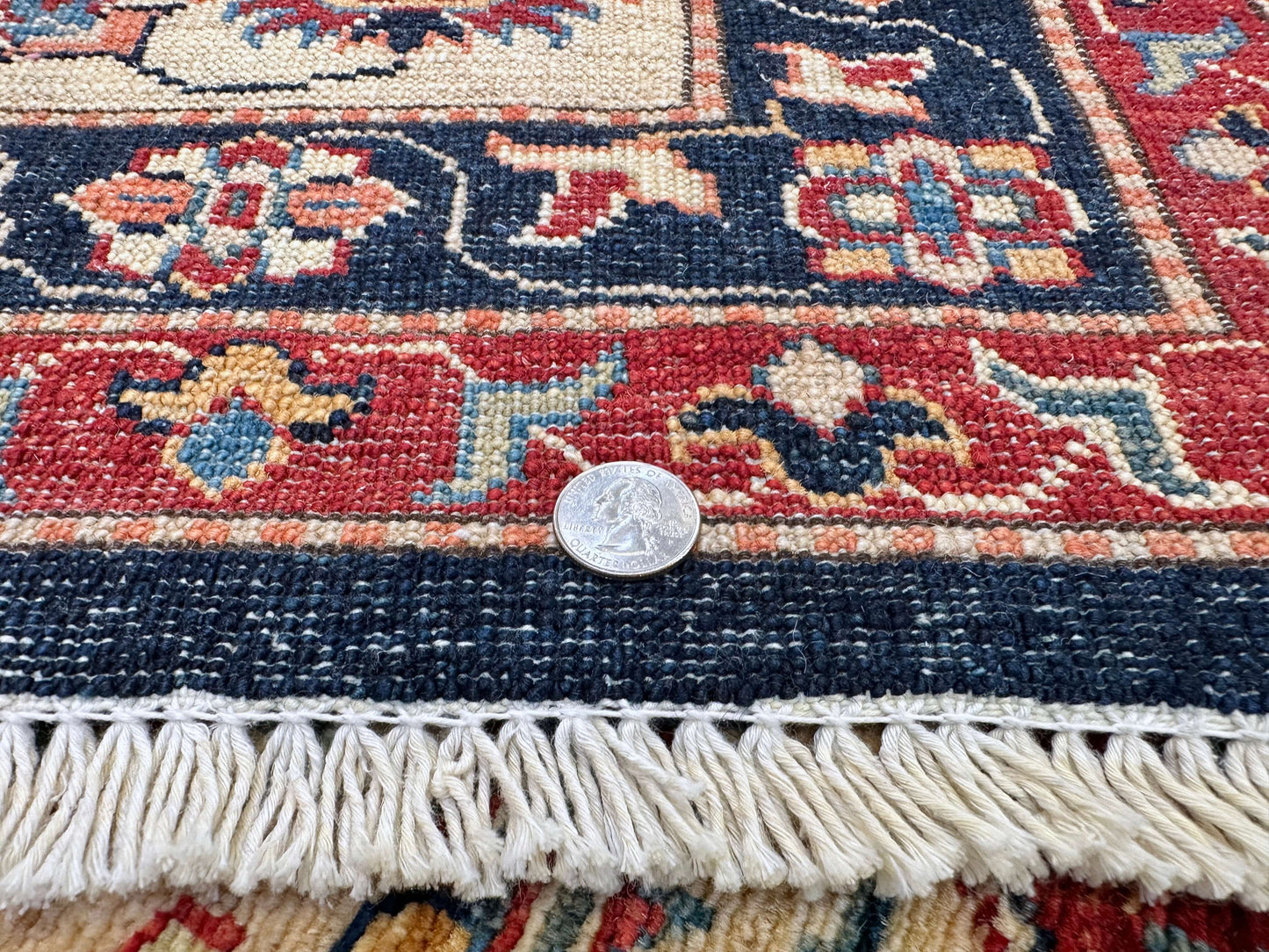 Super Kazak - Bakhtiari (8'11"x12'05") multicolor/indigo