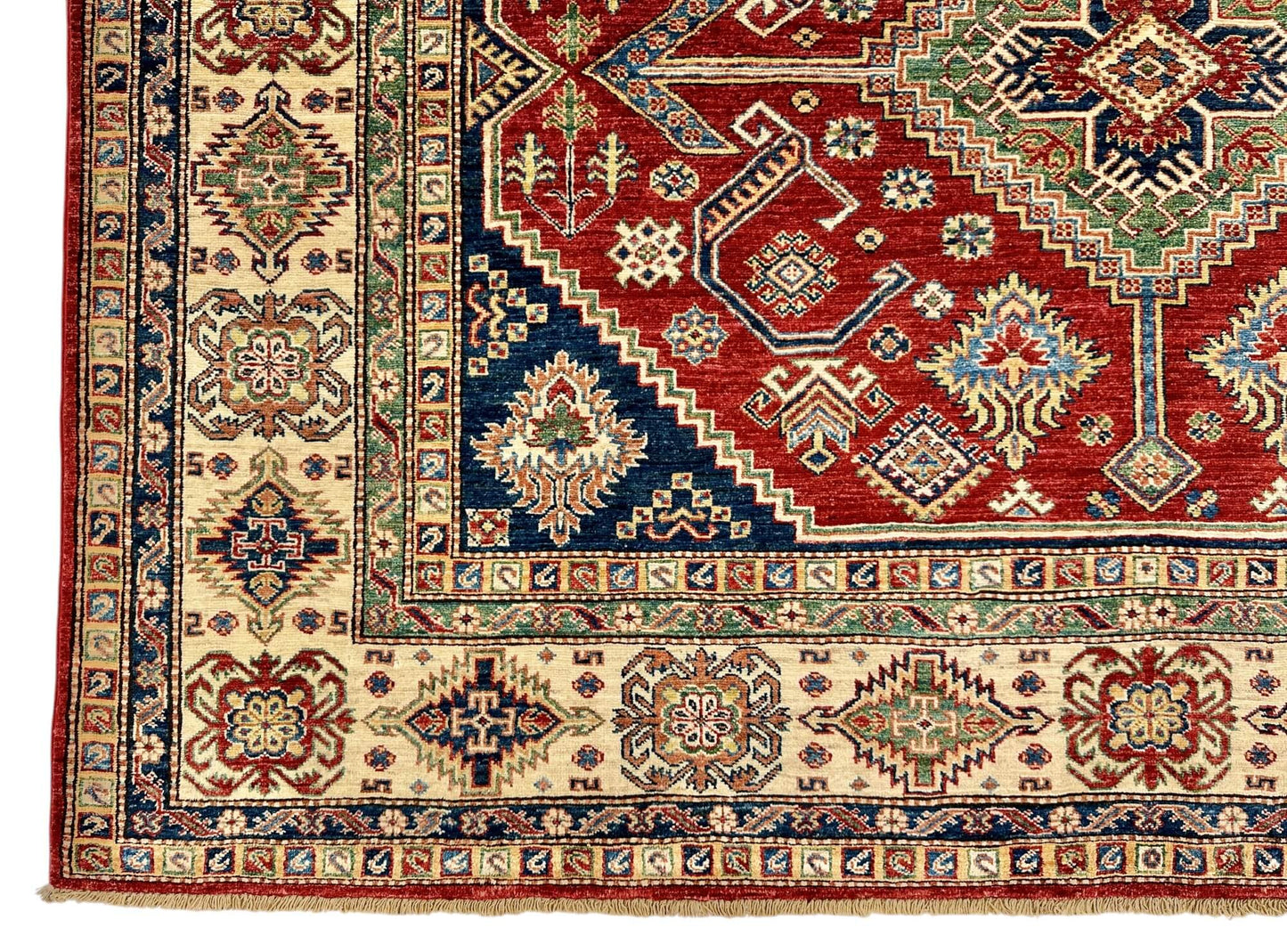 Super Kazak (8'02"x10'06") red/ivory