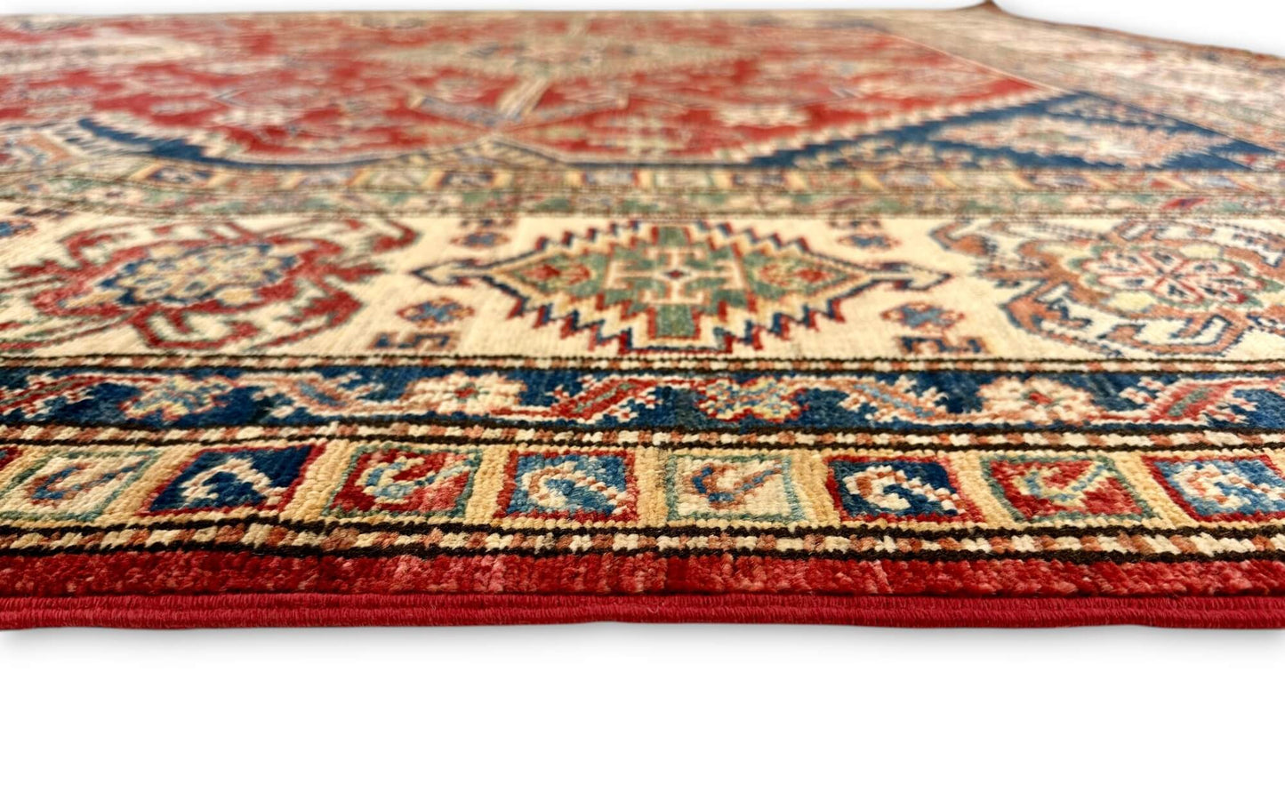 Super Kazak (8'02"x10'06") red/ivory