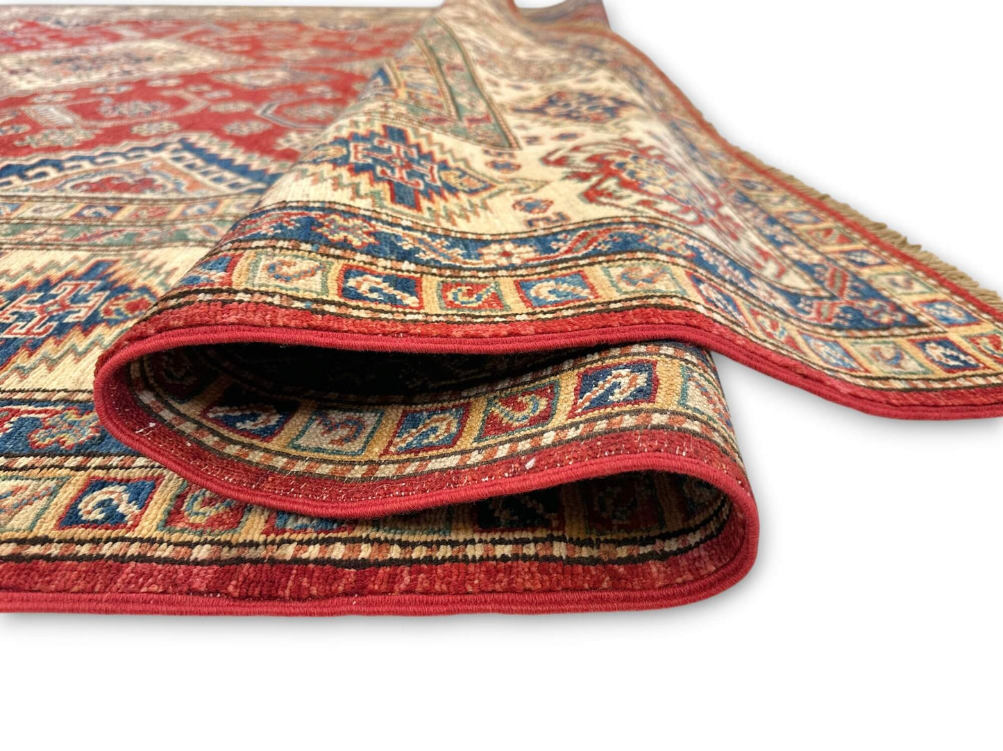 Super Kazak (8'02"x10'06") red/ivory