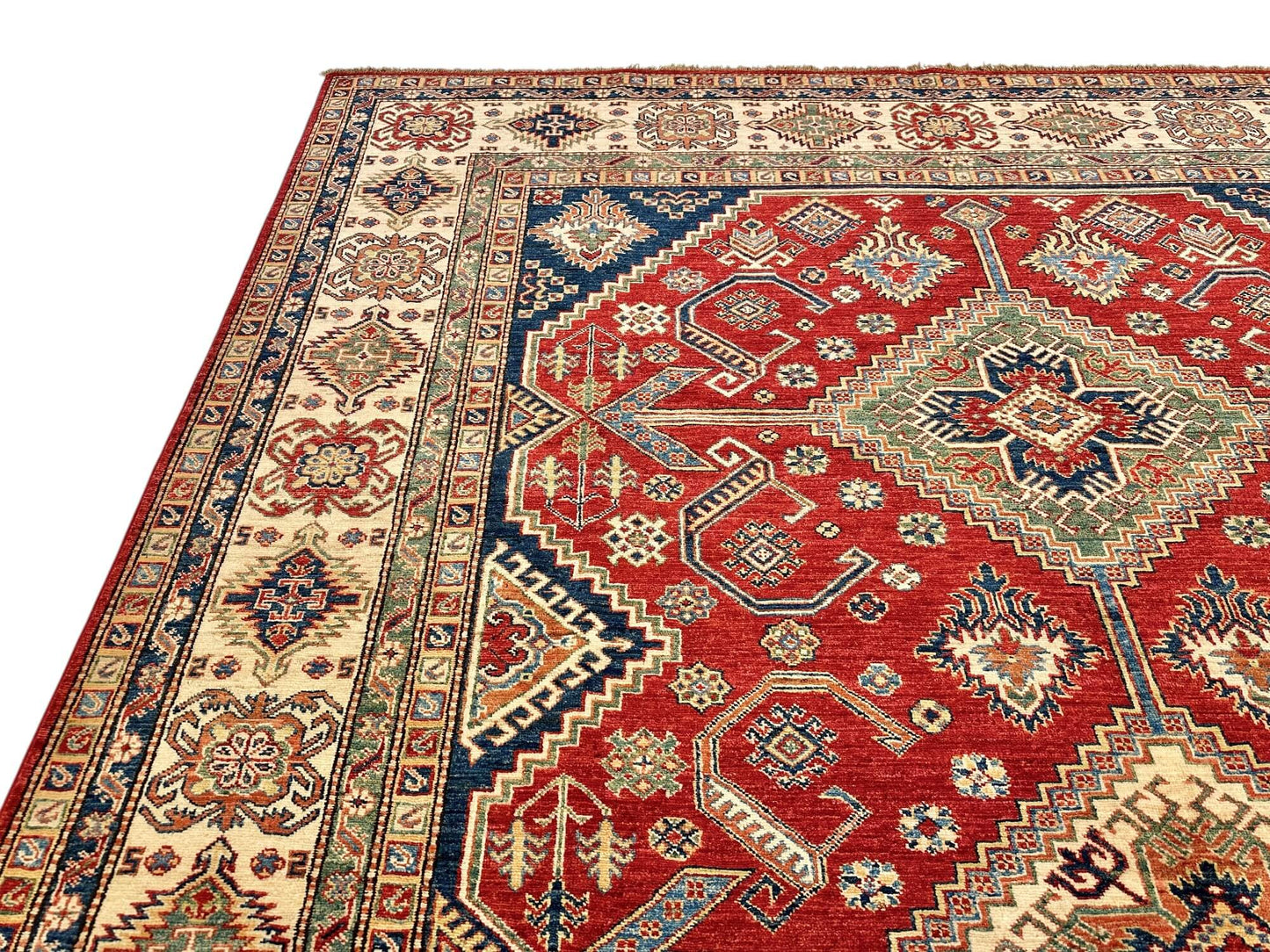 Super Kazak (8'02"x10'06") red/ivory