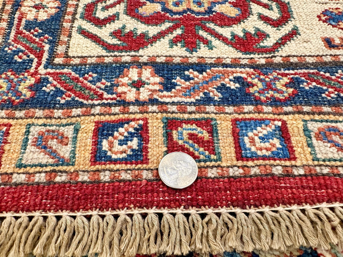 Super Kazak (8'02"x10'06") red/ivory