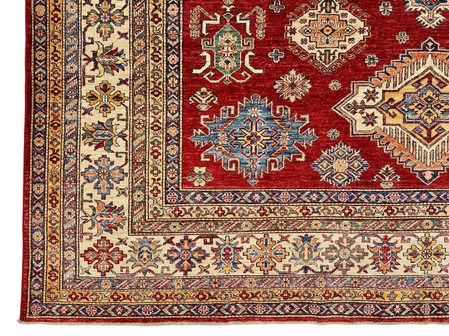 Super Kazak (8'10"x12'00") red/ivory