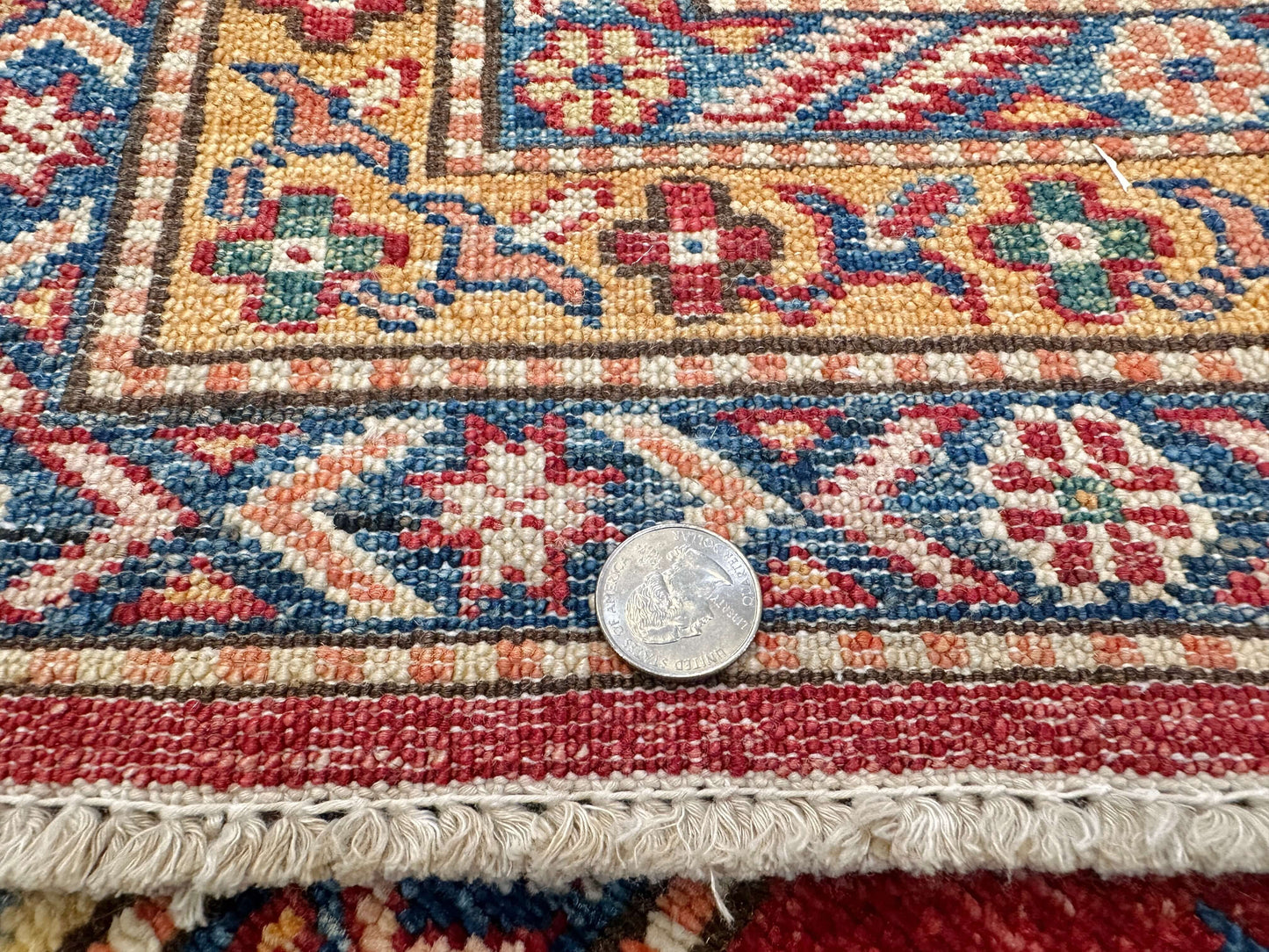 Super Kazak (8'10"x12'00") red/ivory