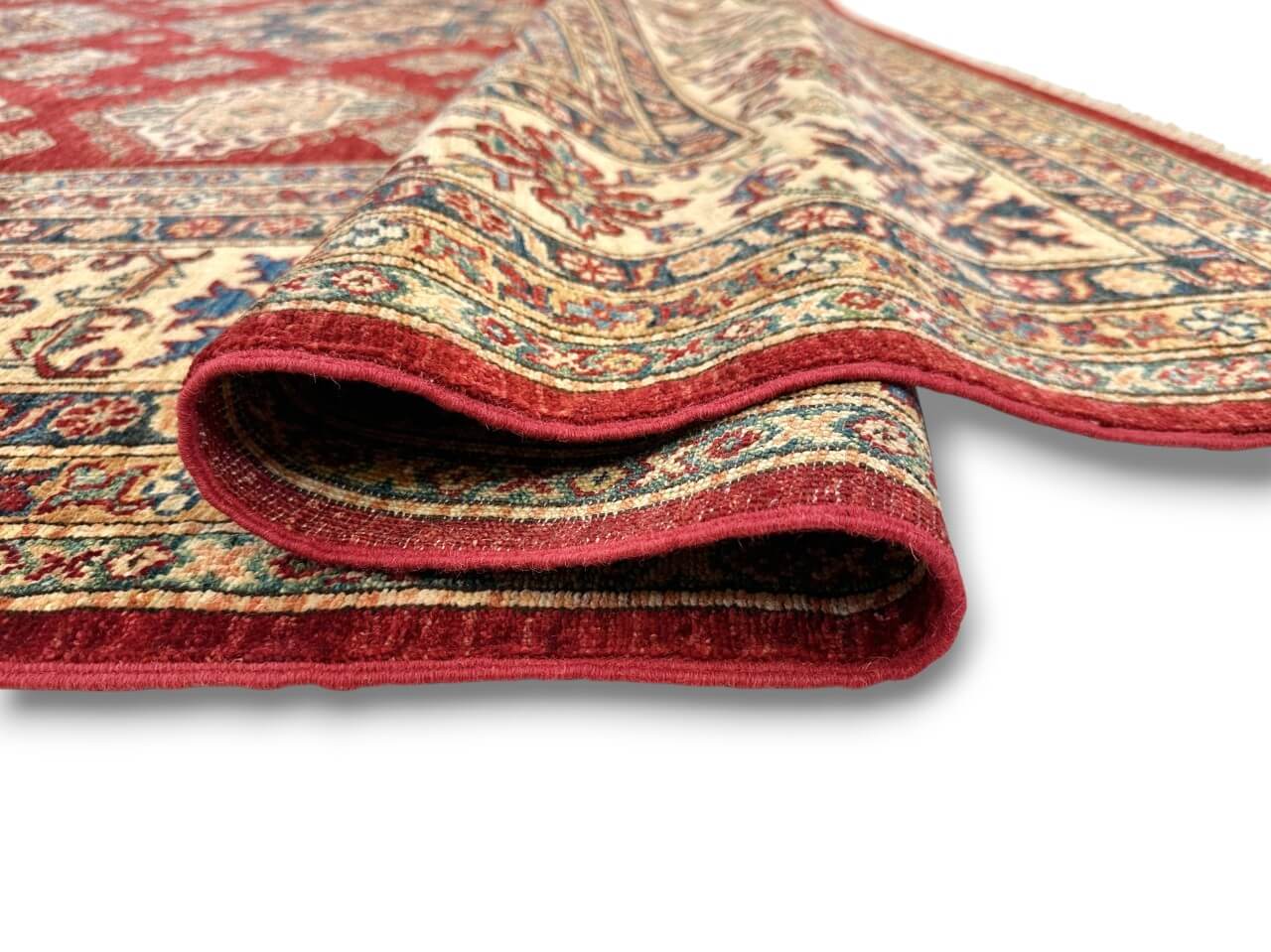 Super Kazak (8'01"x8'09") red/ivory
