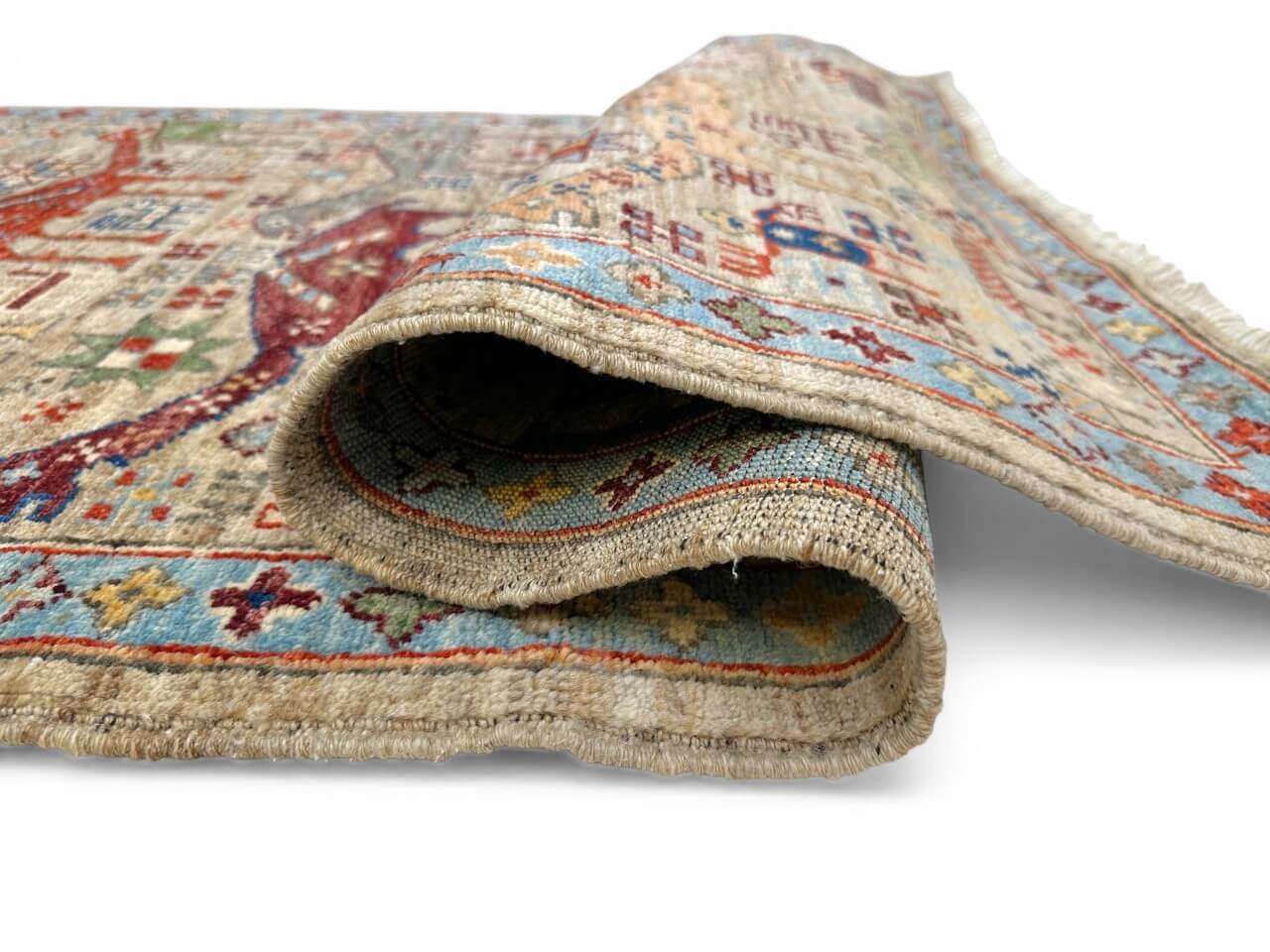 Caravan of Camels (2'11"x7'01") multicolor/beige